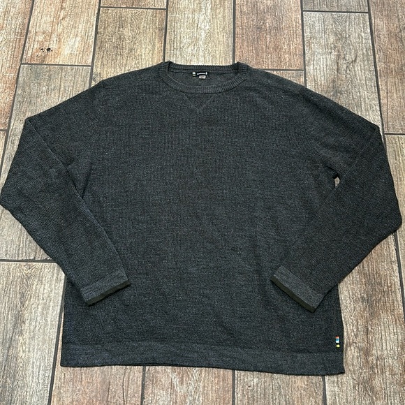 Smartwool Other - Smartwool Men’s Sz XL Charcoal Gray Wool Crewneck Knit Sweater